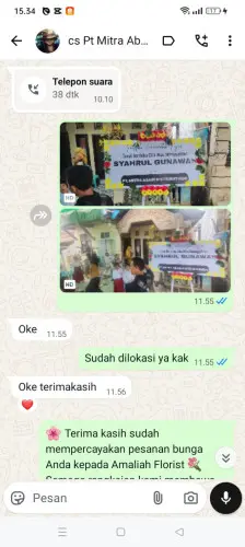 Testimonial Papan Bunga ciheulang